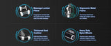 GTPLAYER Office Chair Gaming chair Massage Gaming armchair Ergonomic Gamer chair Footrest, Head Support Massage Lin Pillow, MisteryBox