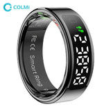 COLMI R12 Smart Ring with Display Screen and Touch, Health Manager, Wireless Charging, 5 ATM Waterproof For Men Women - MisteryBox