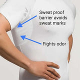 Lightweight Layering System Traps Heat and Moisture Sweatproof Undershirts Tee Shirt Men's Anti Perspiration T Shirt - MisteryBox