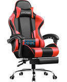 GTPLAYER Office Chair Gaming chair Massage Gaming armchair Ergonomic Gamer chair Footrest, Head Support Massage Lin Pillow, MisteryBox