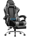 GTPLAYER Office Chair Gaming chair Massage Gaming armchair Ergonomic Gamer chair Footrest, Head Support Massage Lin Pillow, MisteryBox
