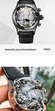 Reef Tiger/RT Men Sport Watch Automatic Skeleton Watch Steel Waterproof Tourbillon Watch with Date Day reloj hombre RGA703 - MisteryBox