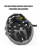 ThinkRider Road MTB Bicycle Helmet LED Light With Magnetic Goggles and Taillight 58-62cm for Men Women Safe Riding Equipment - MisteryBox