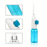 Household High Pressure Oral Irrigator Portable Teeth Clean Water Dental Floss Manual High Pressure Water Toothpick - MisteryBox
