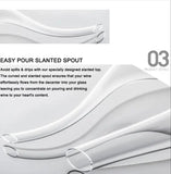 1500ML Handmade High Grade Big Decanter  Crystal Glass Wine Whisky Brandy Champagne Dispenser Glasses Bottle For Family Bar Gift - MisteryBox