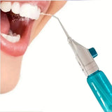 Household High Pressure Oral Irrigator Portable Teeth Clean Water Dental Floss Manual High Pressure Water Toothpick - MisteryBox