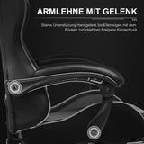 GTPLAYER Office Chair Gaming chair Massage Gaming armchair Ergonomic Gamer chair Footrest, Head Support Massage Lin Pillow, MisteryBox