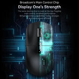 X6 Lightweight Wireless Gaming Mouse with 3 Mode Wired 2.4G BT5.2 Up to 26K DPI RGB Backlight Charging Base for Laptop Deskbtop MisteryBox