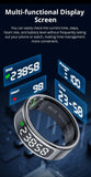 COLMI R12 Smart Ring with Display Screen and Touch, Health Manager, Wireless Charging, 5 ATM Waterproof For Men Women - MisteryBox