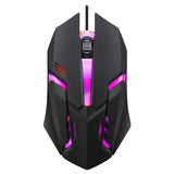 104 key Backlit Mechanical Keyboard Wired Gaming Keyboard waterproof Luminous keyboard And Mouse Set for Gamer PC Laptop Office MisteryBox
