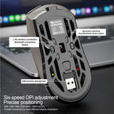 SMAILWOLF RS8  1000Hz Bluetooth mouse, , three-mode connection, lightweight macro gaming mouse notebook computer 10000dpi MisteryBox