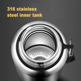 1000ML Stainless Steel Thermos Bottle Sport Thermal Water Bottle Keep Cold and Hot Insulated Cup Outdoor Campping Vacuum Flasks MisteryBox