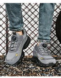 Men's Military Tactical Boots Army Boots Men Side Zipper Military Boots Men Anti-Slip Ankle Boots Work Safety Shoes Hiking Shoe - MisteryBox