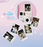 Fujifilm Instax Mini SE Instant Camera Film Cam Auto-focusing Wrist Strap Birthday Christmas for Girl New Year Festival Gift as - MisteryBox