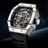 AESOP Richard Series Men's Tourbillon Mechanical Watch Manual Movement Carbon Fiber Waterproof Watch Valentine's Day Gift - MisteryBox