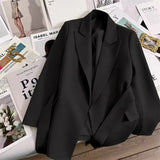 Women's Blazers Spring Autumn Suit Coat Beige Tie Up Jacket Slim Fit Stylish Top Outerwear Office Lady Blazer for Women Clothing - MisteryBox