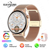 2024 NFC Smart Watch Women 466*466 Screen GPS Track Sport Watches Women Health Monitoring Voice Bluetooth Call Smartwatch Ladies - MisteryBox