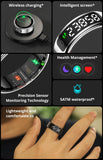 COLMI R12 Smart Ring with Display Screen and Touch, Health Manager, Wireless Charging, 5 ATM Waterproof For Men Women - MisteryBox