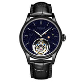 AESOP Real Tourbillon Mechanical Watch For Men Skeleton Tourbillon Movement Watches Mens  Sapphire Mirror Fashion Waterproof  A - MisteryBox