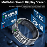 COLMI R12 Smart Ring with Display Screen and Touch, Health Manager, Wireless Charging, 5 ATM Waterproof For Men Women - MisteryBox