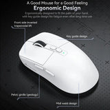 X6 Lightweight Wireless Gaming Mouse with 3 Mode Wired 2.4G BT5.2 Up to 26K DPI RGB Backlight Charging Base for Laptop Deskbtop MisteryBox