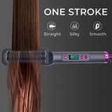 Electric Hot Comb Multifunctional Straight Hair Straightener Comb Negative Ion Anti-Scalding Styling Tool Straightening Brush - MisteryBox