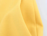 TRAFZA Women Spring Casual Suit Turn-Down Collar Long Sleeves Double-Breasted Blazers+Mid Waist Zipper Flared Pants Women Set - MisteryBox
