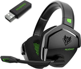 NUBWO G06 Dual Wireless Gaming Headset with Microphone for PS5, PS4, PC, Mobile, Switch, 2.4GHz Bluetooth 5.3 Gaming Headphones MisteryBox