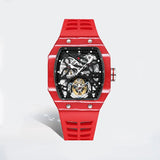 AESOP Richard Series Men's Tourbillon Mechanical Watch Manual Movement Carbon Fiber Waterproof Watch Valentine's Day Gift - MisteryBox