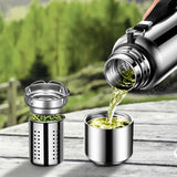 1000ML Stainless Steel Thermos Bottle Sport Thermal Water Bottle Keep Cold and Hot Insulated Cup Outdoor Campping Vacuum Flasks MisteryBox