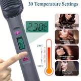 Electric Hot Comb Multifunctional Straight Hair Straightener Comb Negative Ion Anti-Scalding Styling Tool Straightening Brush - MisteryBox