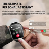 Watch Ultra 2 SE Men Women 1000mAh AMOLED Heart Rate 100+Sport Bluetooth Call GPS Track Waterproof Smart Watch For IOS Android - MisteryBox