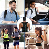 Back Brace Posture Corrector for Women & Men,Back Straightener, Scoliosis and Hunchback Correction,Adjustable Posture Trainer - MisteryBox