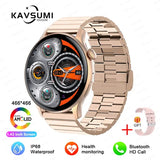 2024 NFC Smart Watch Women 466*466 Screen GPS Track Sport Watches Women Health Monitoring Voice Bluetooth Call Smartwatch Ladies - MisteryBox
