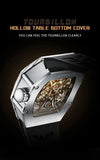 AESOP Richard Series Men's Tourbillon Mechanical Watch Manual Movement Carbon Fiber Waterproof Watch Valentine's Day Gift - MisteryBox
