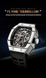 AESOP Richard Series Men's Tourbillon Mechanical Watch Manual Movement Carbon Fiber Waterproof Watch Valentine's Day Gift - MisteryBox