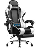 GTPLAYER Office Chair Gaming chair Massage Gaming armchair Ergonomic Gamer chair Footrest, Head Support Massage Lin Pillow, MisteryBox