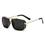 New Sunglasses Punk Sunglasses New Men's Square Uv400 Twin-beam Aviator Sunglasses MisteryBox