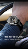 AESOP Real Tourbillon Mechanical Watch For Men Skeleton Tourbillon Movement Watches Mens  Sapphire Mirror Fashion Waterproof  A - MisteryBox