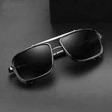 New Sunglasses Punk Sunglasses New Men's Square Uv400 Twin-beam Aviator Sunglasses MisteryBox