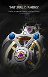 AESOP Real Tourbillon Mechanical Watch For Men Skeleton Tourbillon Movement Watches Mens  Sapphire Mirror Fashion Waterproof  A - MisteryBox