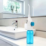 Household High Pressure Oral Irrigator Portable Teeth Clean Water Dental Floss Manual High Pressure Water Toothpick - MisteryBox