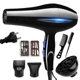 Hair Dryer 2200W Professional Powerful Hair Dryer Fast Heating Hot And Cold Adjustment Ionic Air Blow Dryer with Air Collecting - MisteryBox