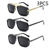 New Sunglasses Punk Sunglasses New Men's Square Uv400 Twin-beam Aviator Sunglasses MisteryBox