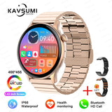 2024 NFC Smart Watch Women 466*466 Screen GPS Track Sport Watches Women Health Monitoring Voice Bluetooth Call Smartwatch Ladies - MisteryBox