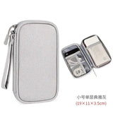 Portable Cable Organizer Waterproof Storage Bag for Power Bank Digital Cable Case Earphone Oxford Cloth Earphone Holder Case MisteryBox