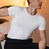 Lightweight Layering System Traps Heat and Moisture Sweatproof Undershirts Tee Shirt Men's Anti Perspiration T Shirt - MisteryBox