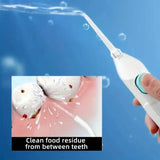 Household High Pressure Oral Irrigator Portable Teeth Clean Water Dental Floss Manual High Pressure Water Toothpick - MisteryBox