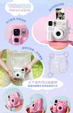 Fujifilm Instax Mini SE Instant Camera Film Cam Auto-focusing Wrist Strap Birthday Christmas for Girl New Year Festival Gift as - MisteryBox