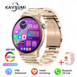 2024 NFC Smart Watch Women 466*466 Screen GPS Track Sport Watches Women Health Monitoring Voice Bluetooth Call Smartwatch Ladies - MisteryBox